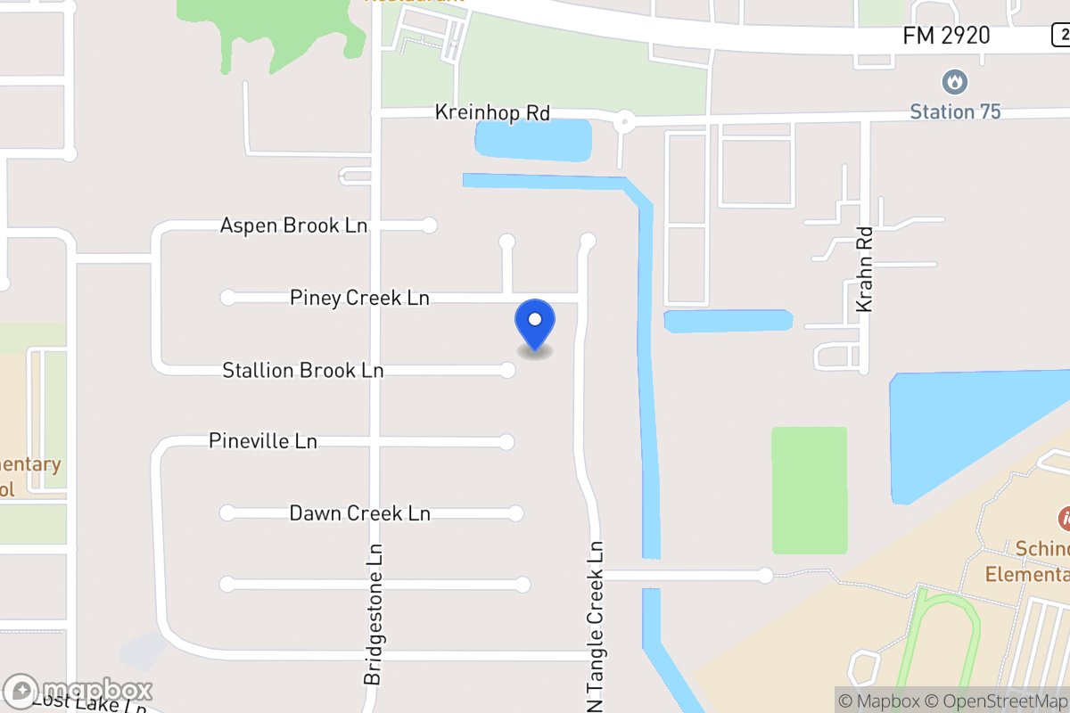 Map of 4202 Stallion Brook Ln, Spring