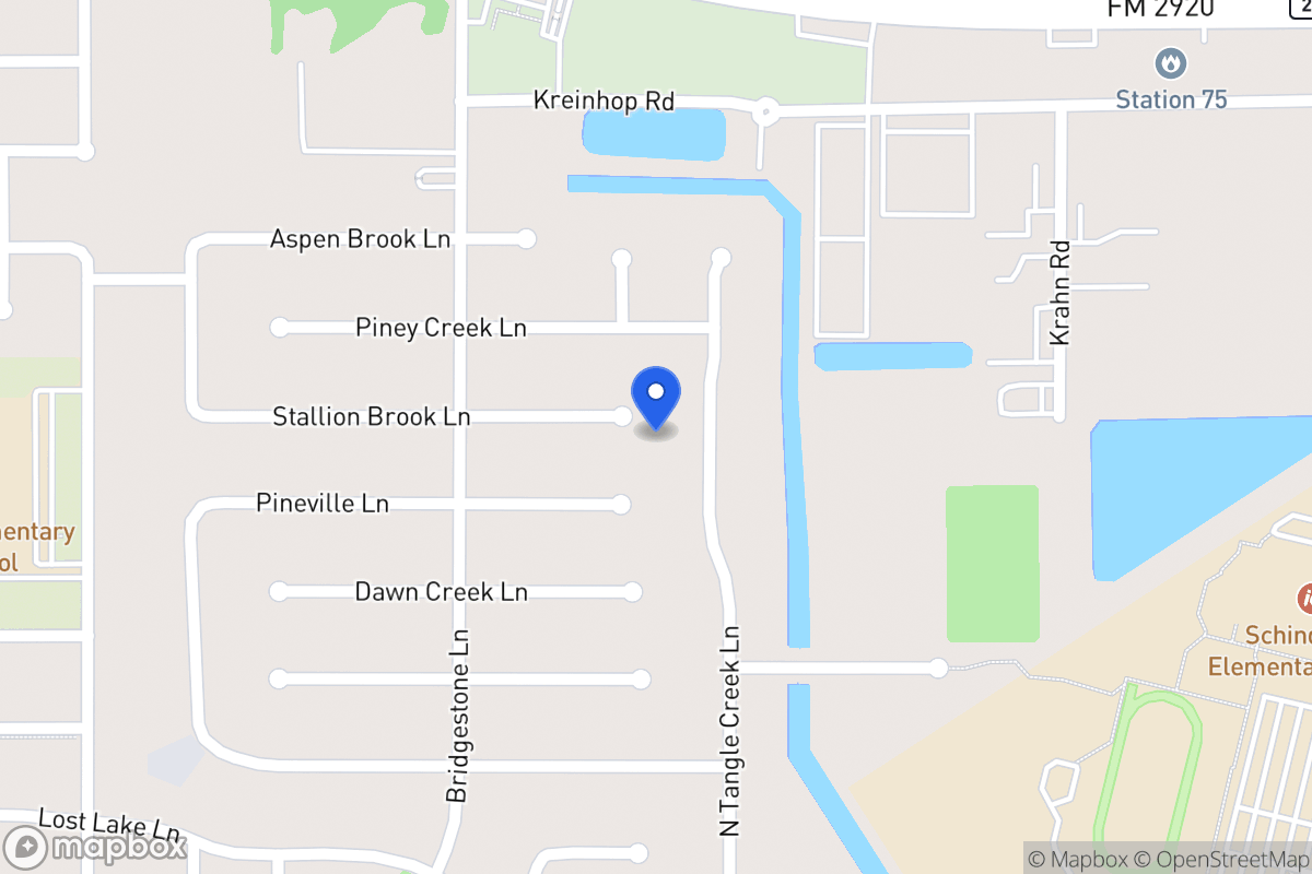 Map of 4203 Stallion Brook Ln, Spring