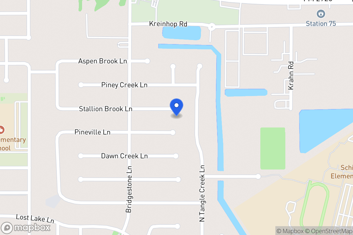Map of 4207 Stallion Brook Ln, Spring