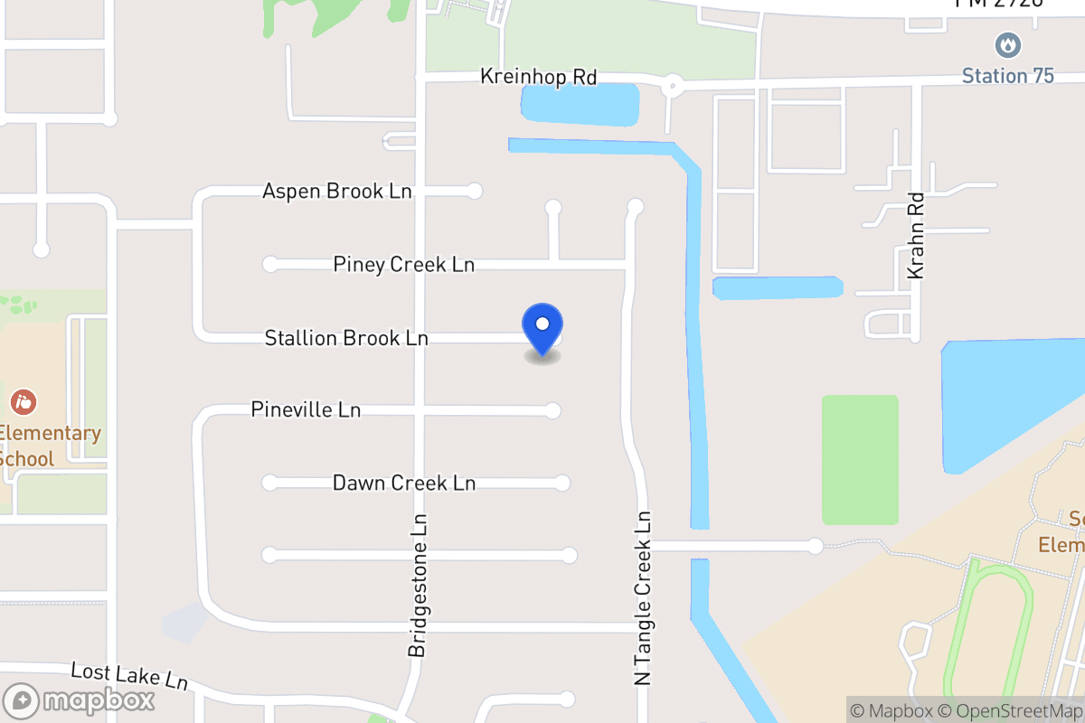 Map of 4211 Stallion Brook Ln, Spring