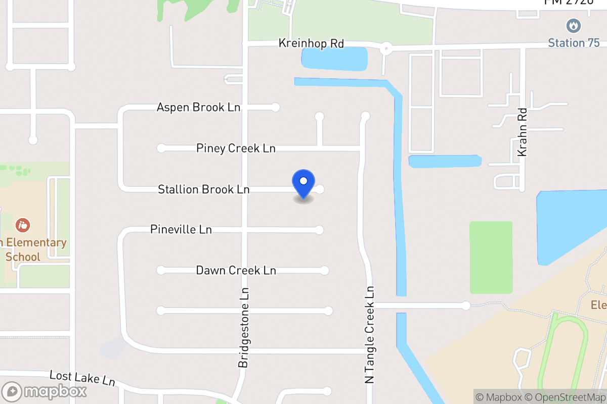 Map of 4215 Stallion Brook Ln, Spring