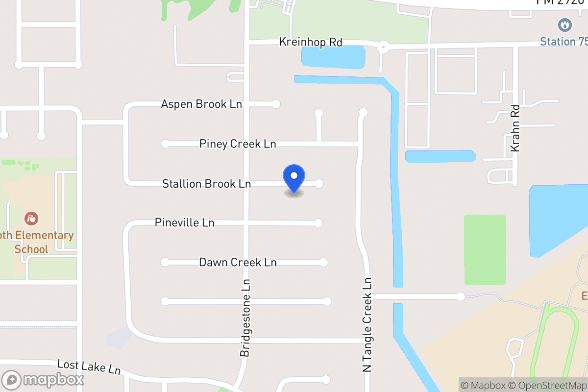 Map of 4303 Stallion Brook Ln, Spring