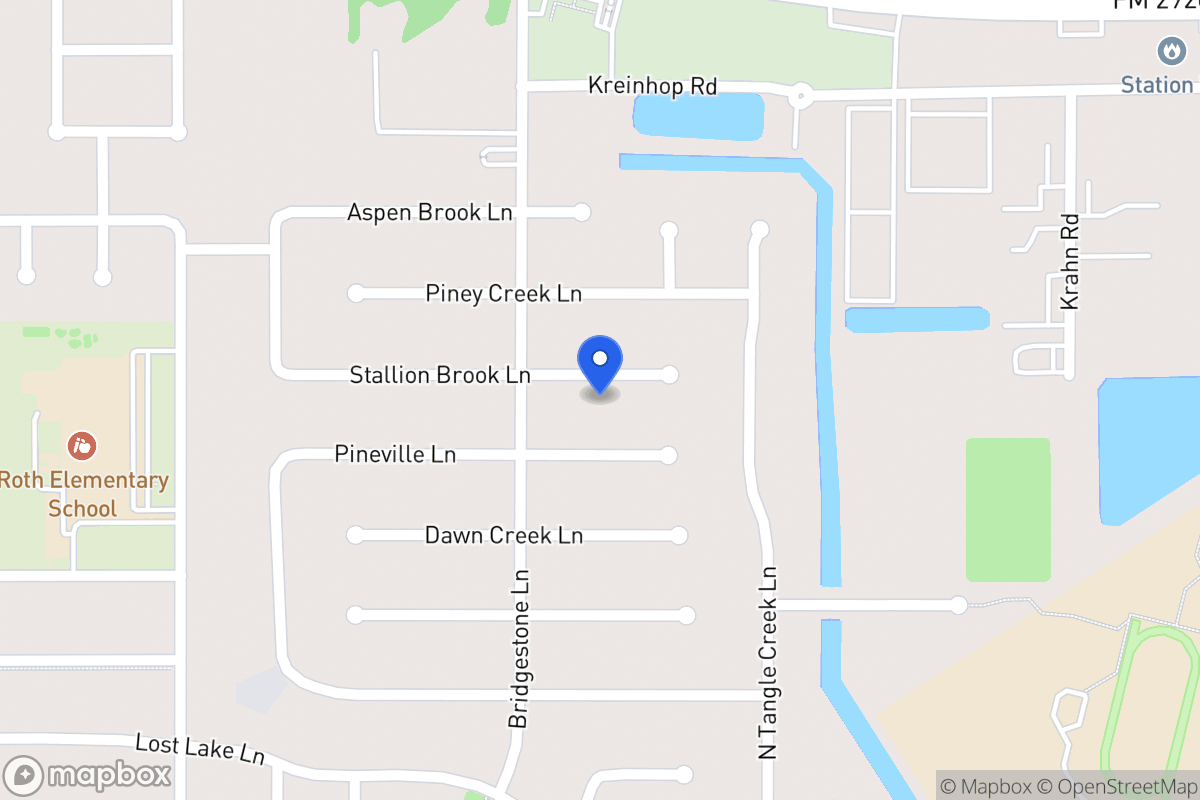 Map of 4307 Stallion Brook Ln, Spring
