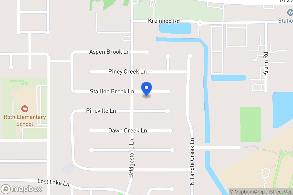 Map of 4311 Stallion Brook Ln, Spring
