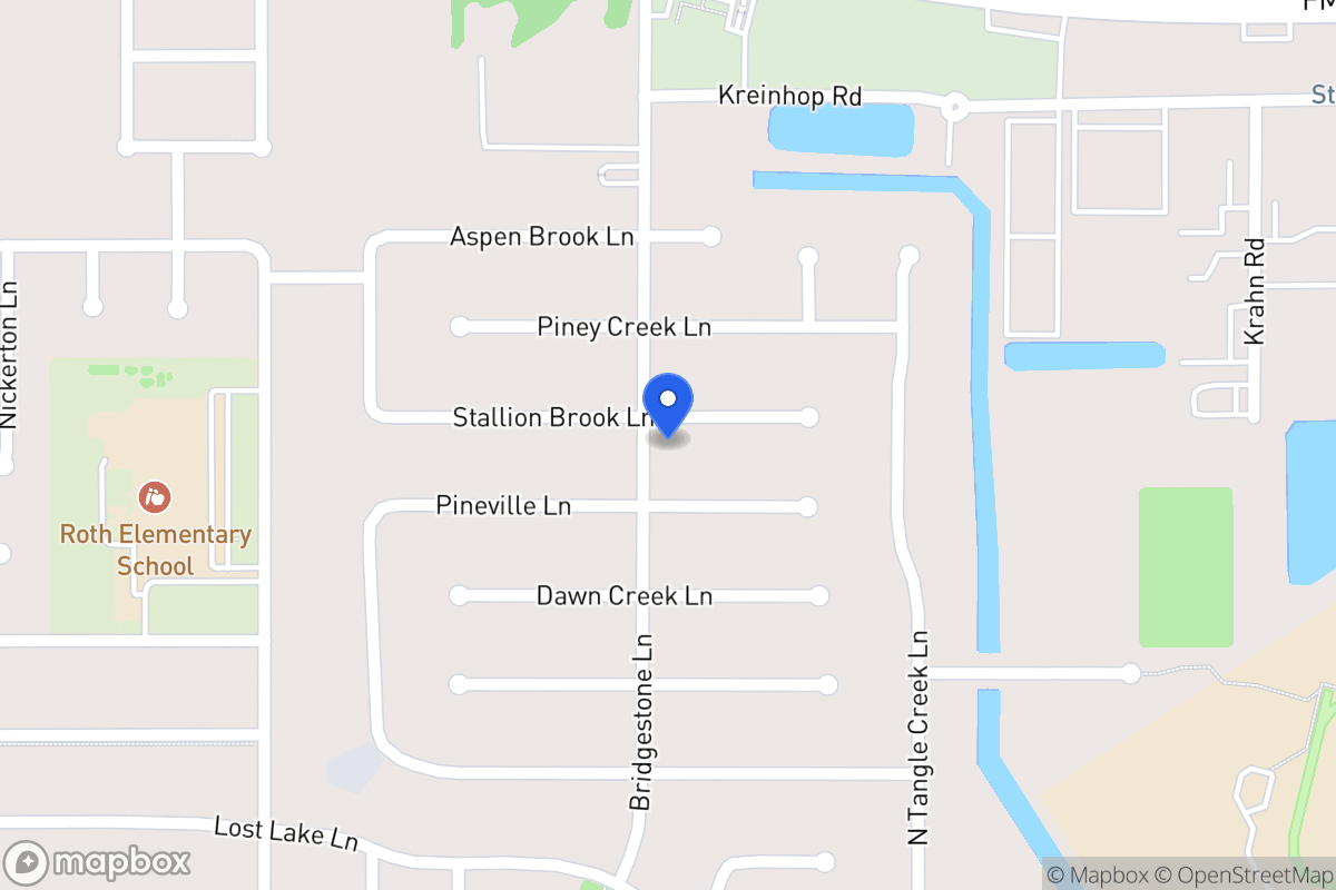 Map of 4319 Stallion Brook Ln, Spring