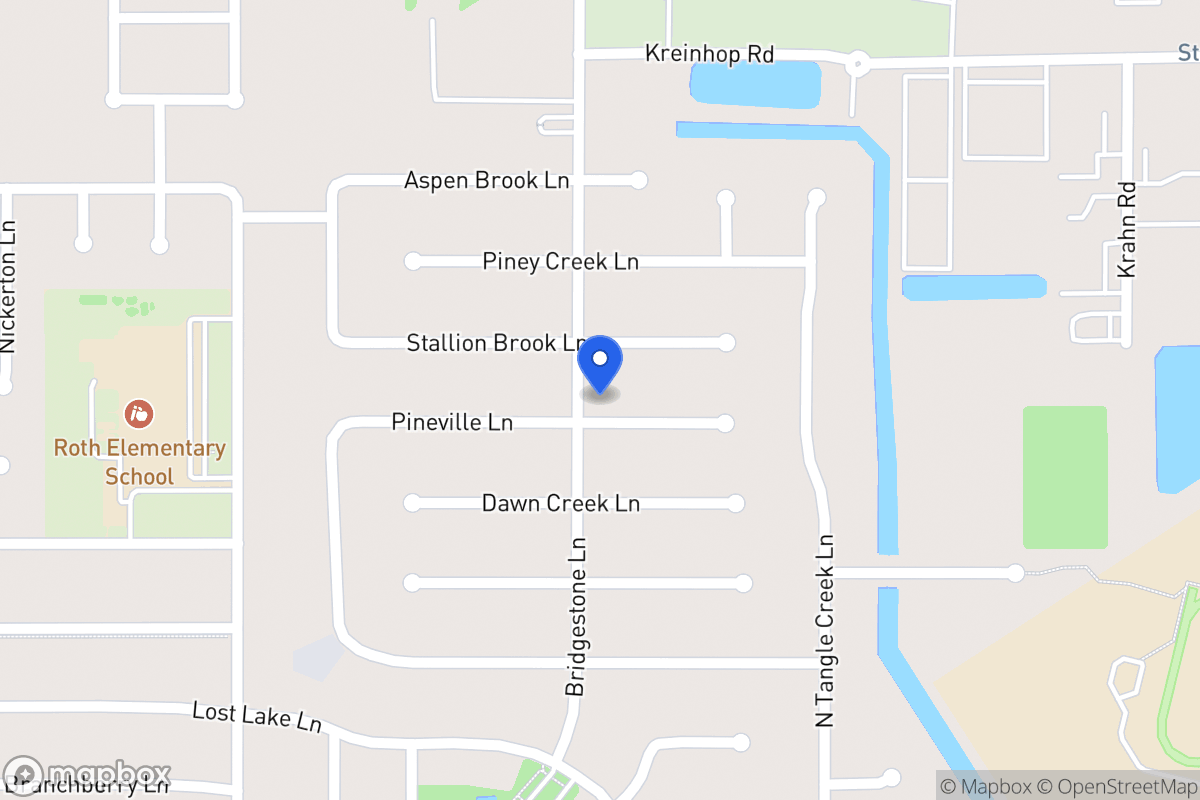 Map of 4318 Pineville Ln, Spring