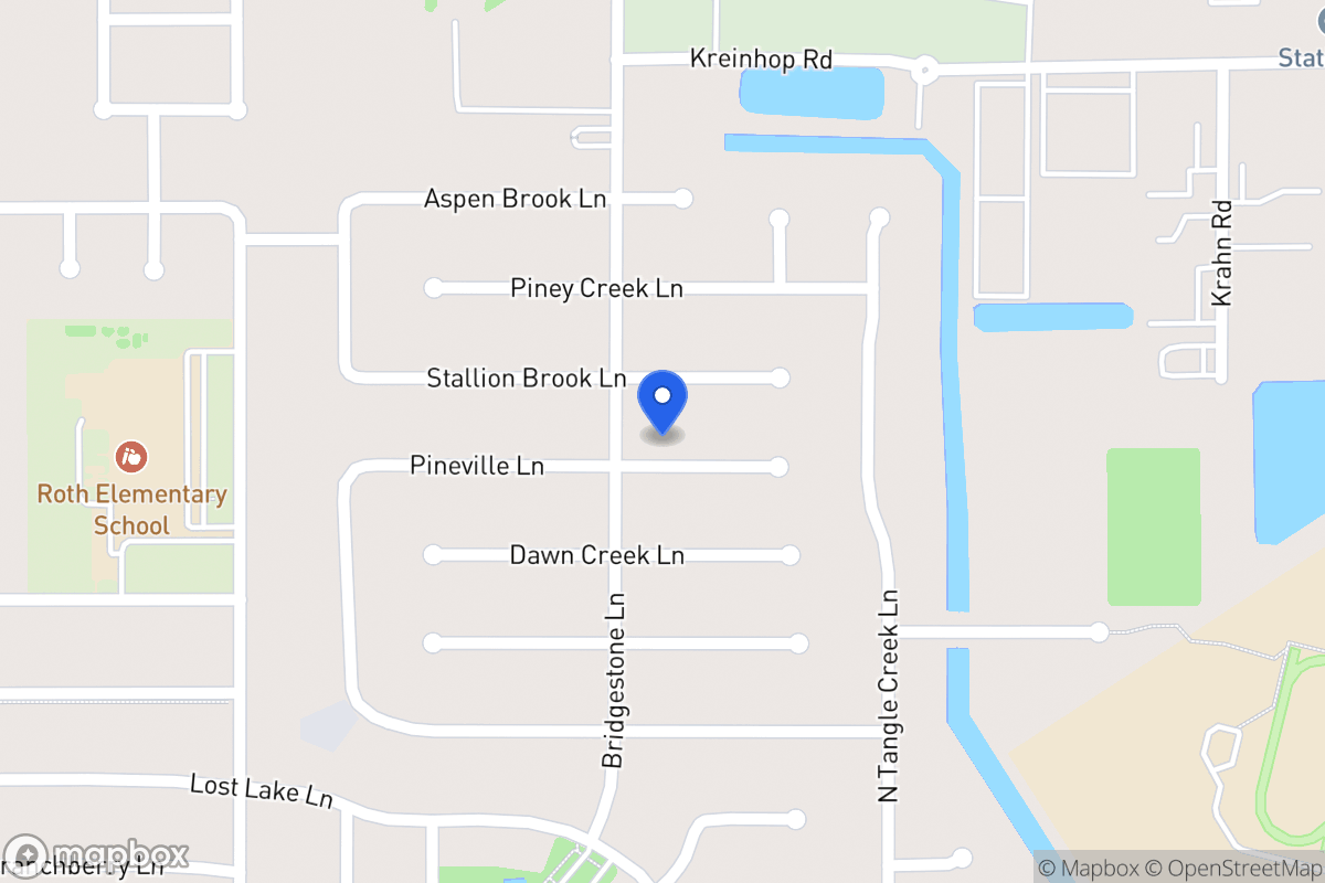 Map of 4314 Pineville Ln, Spring