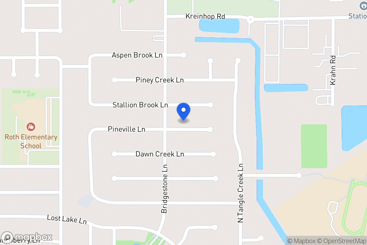 Map of 4310 Pineville Ln, Spring