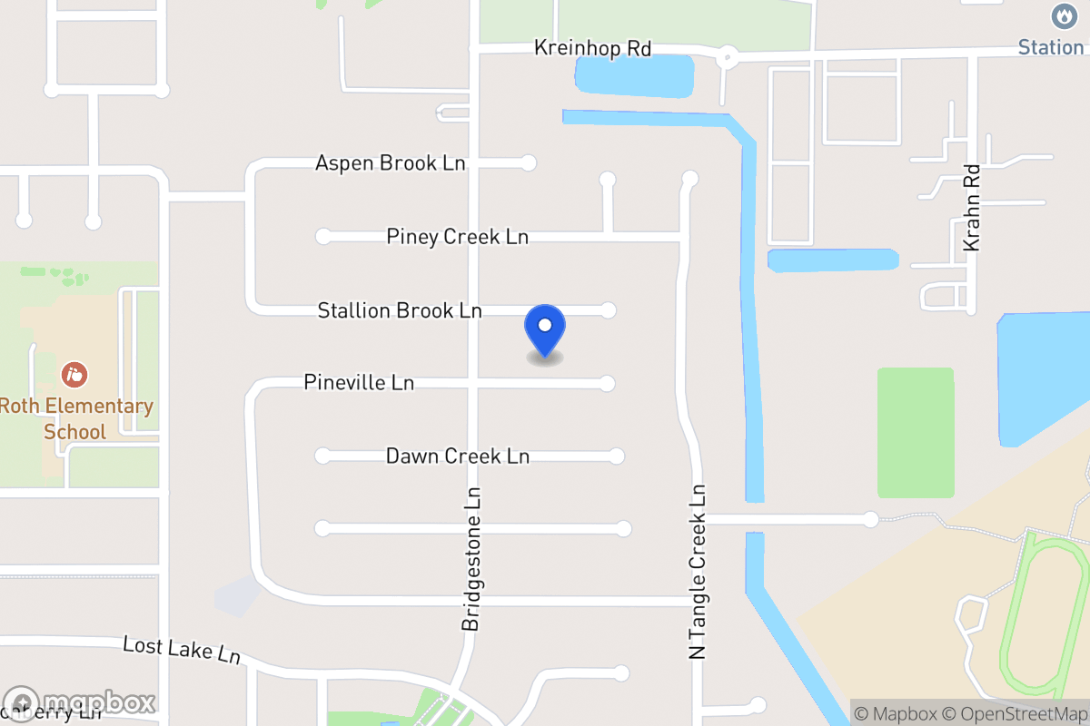 Map of 4306 Pineville Ln, Spring