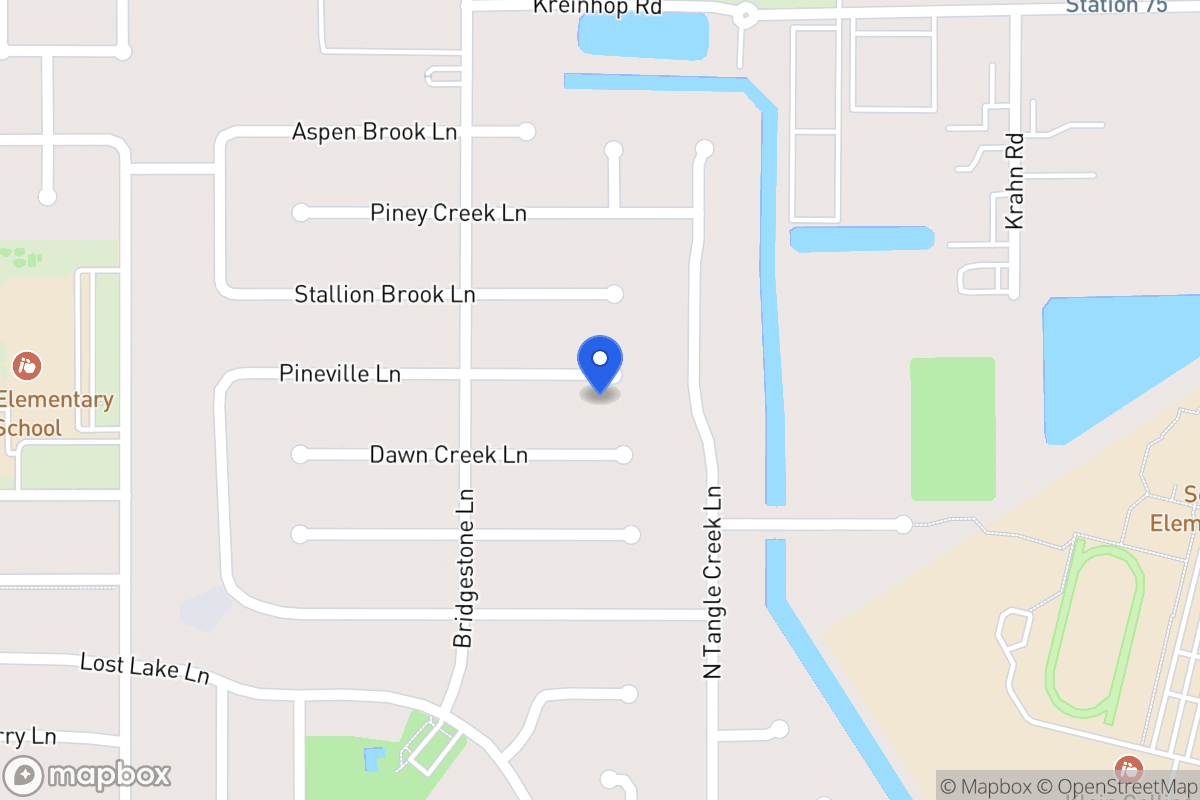Map of 4211 Pineville Ln, Spring