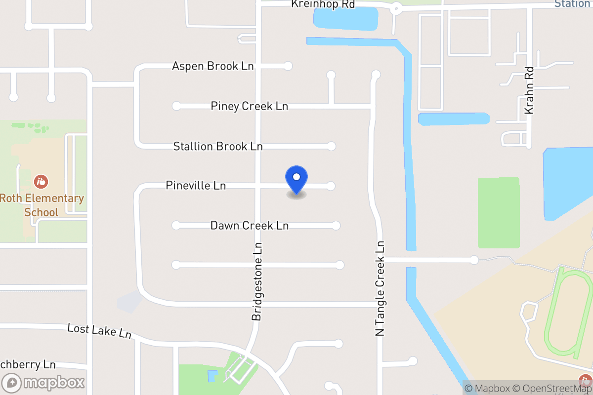 Map of 4307 Pineville Ln, Spring