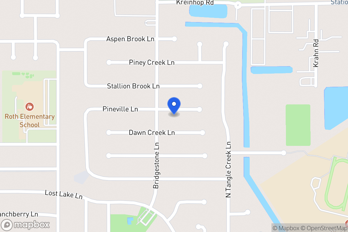 Map of 4311 Pineville Ln, Spring
