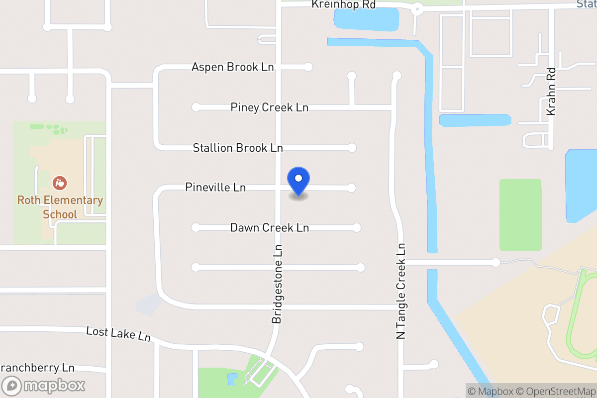 Map of 4315 Pineville Ln, Spring