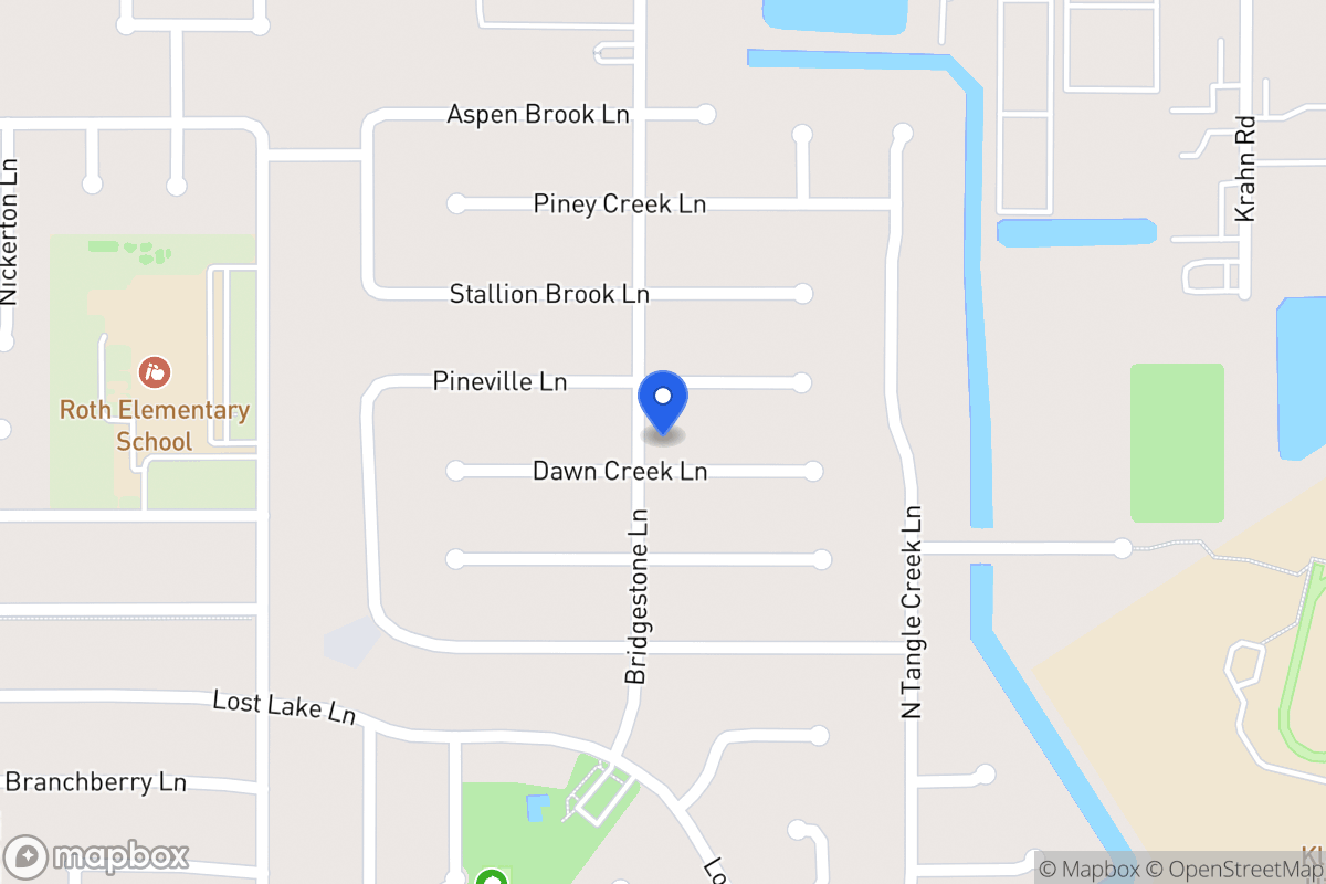 Map of 4318 Dawn Creek Ln, Spring