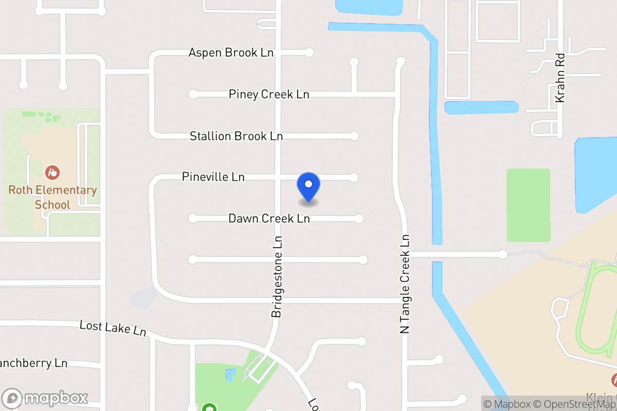 Map of 4310 Dawn Creek Ln, Spring