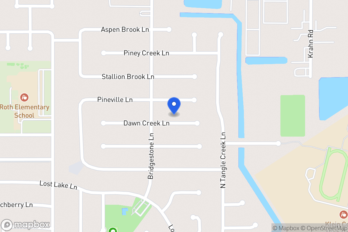 Map of 4306 Dawn Creek Ln, Spring