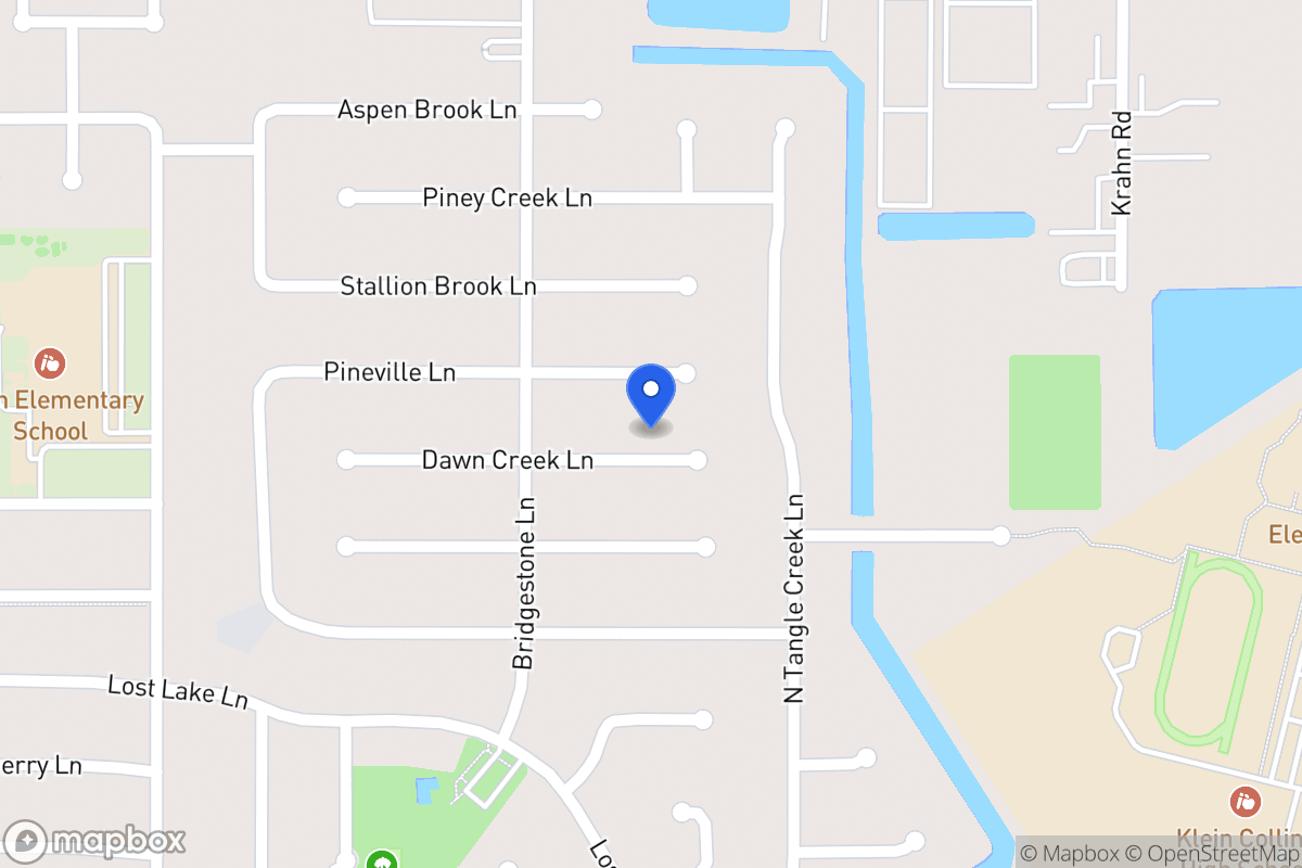 Map of 4218 Dawn Creek Ln, Spring