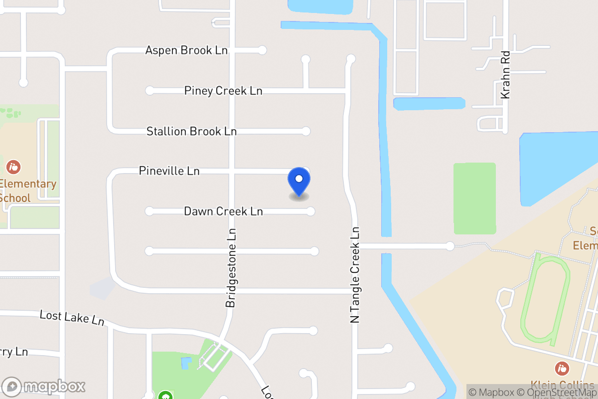 Map of 4214 Dawn Creek Ln, Spring