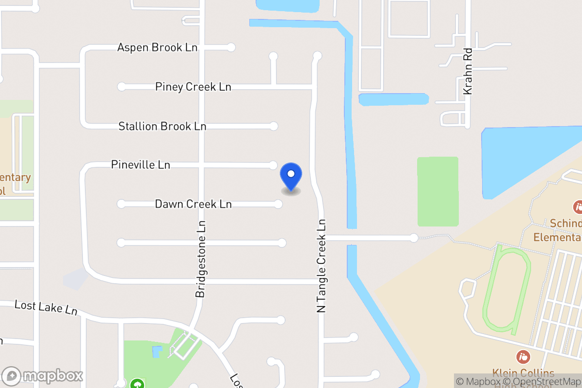 Map of 4202 Dawn Creek Ln, Spring