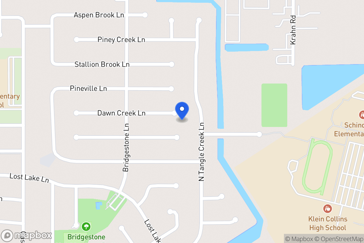 Map of 4207 Dawn Creek Ln, Spring