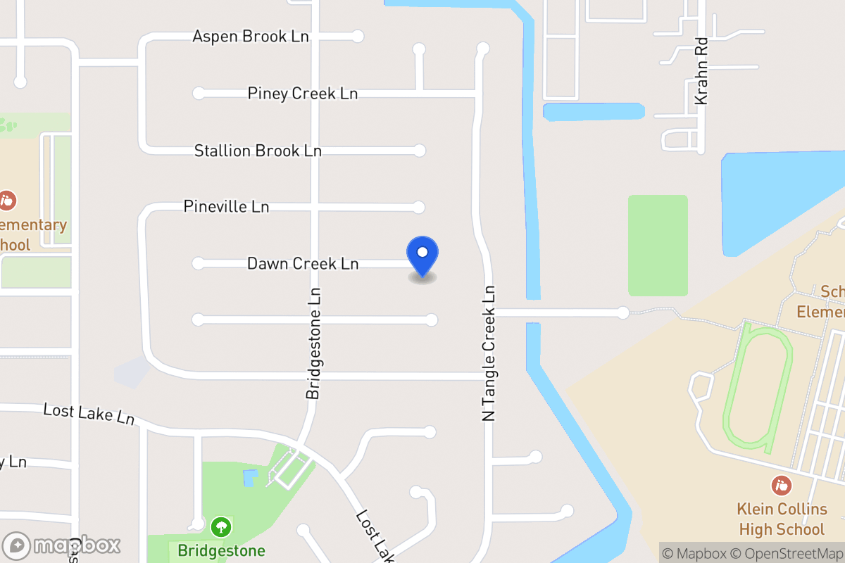 Map of 4211 Dawn Creek Ln, Spring
