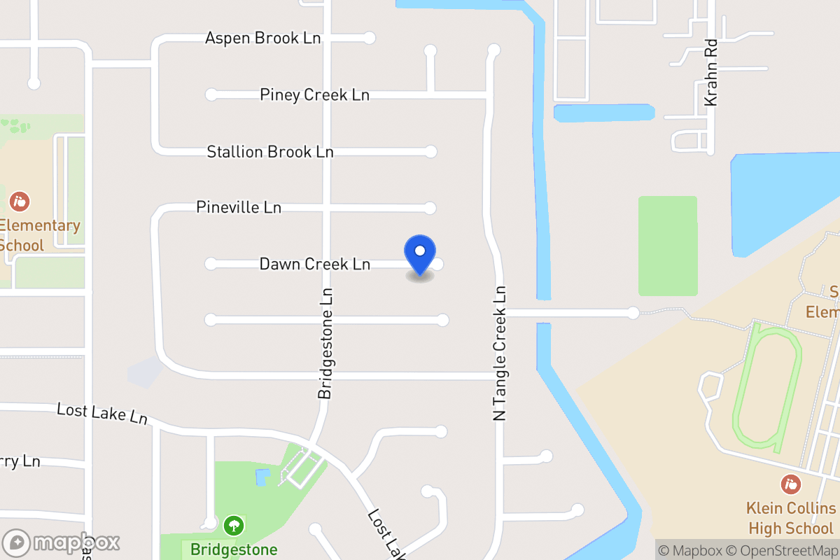 Map of 4215 Dawn Creek Ln, Spring