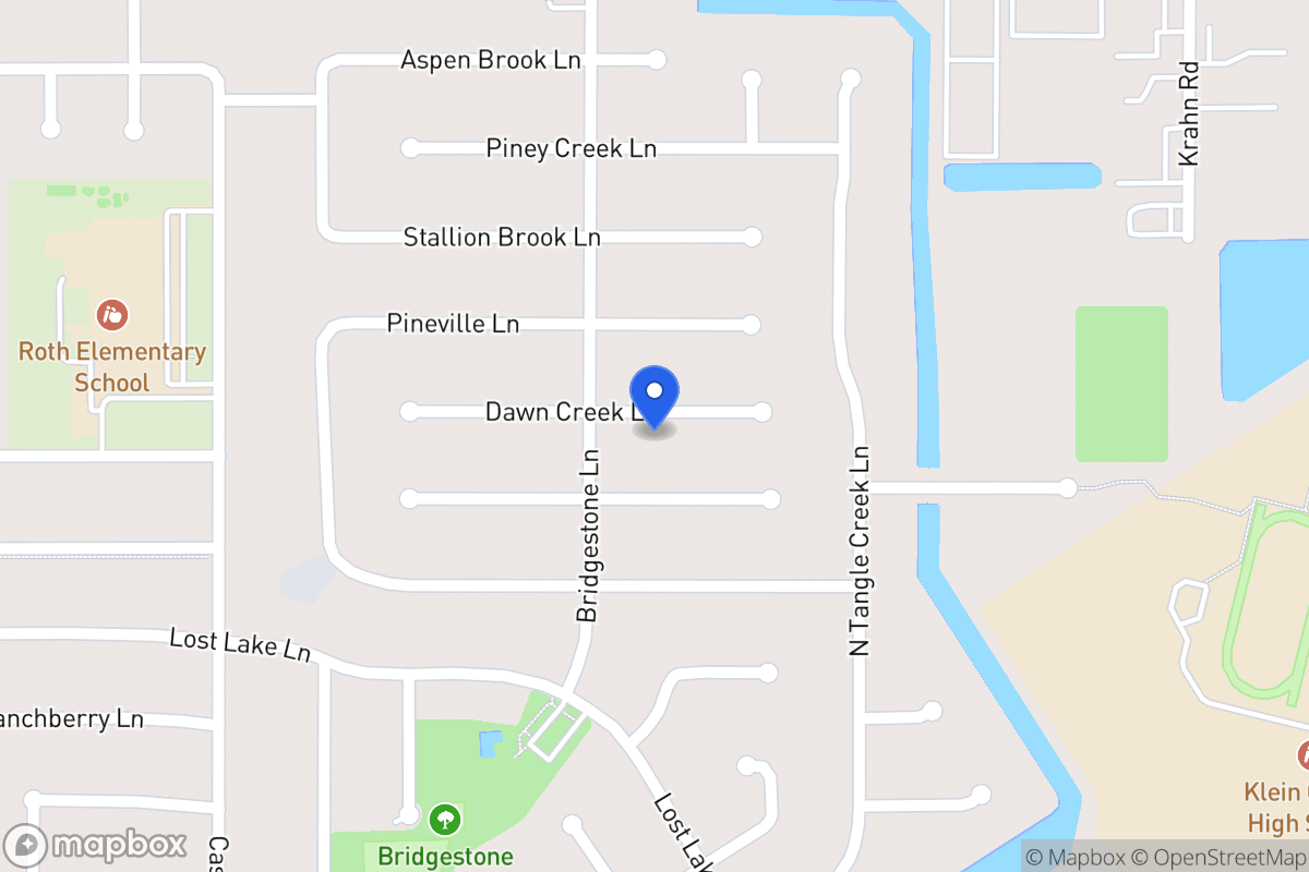 Map of 4311 Dawn Creek Ln, Spring