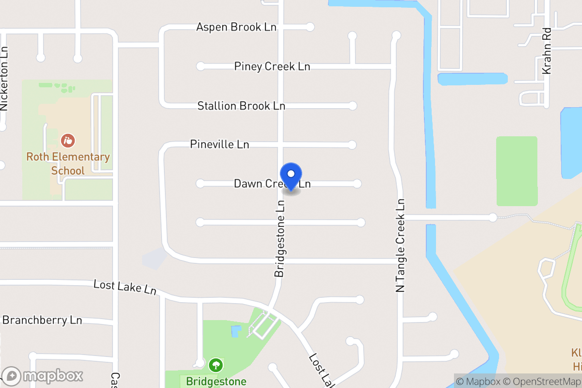 Map of 4319 Dawn Creek Ln, Spring