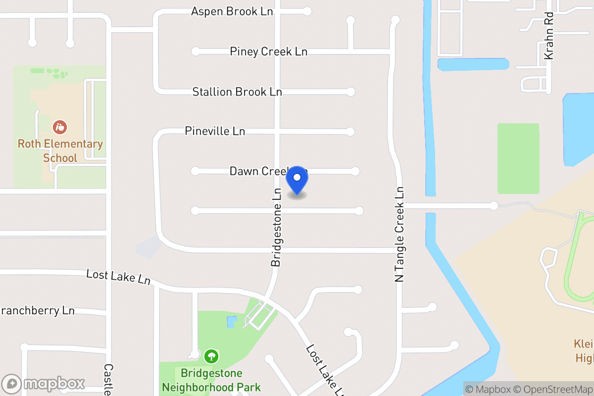 Map of 4314 Shalom Creek Ln, Spring