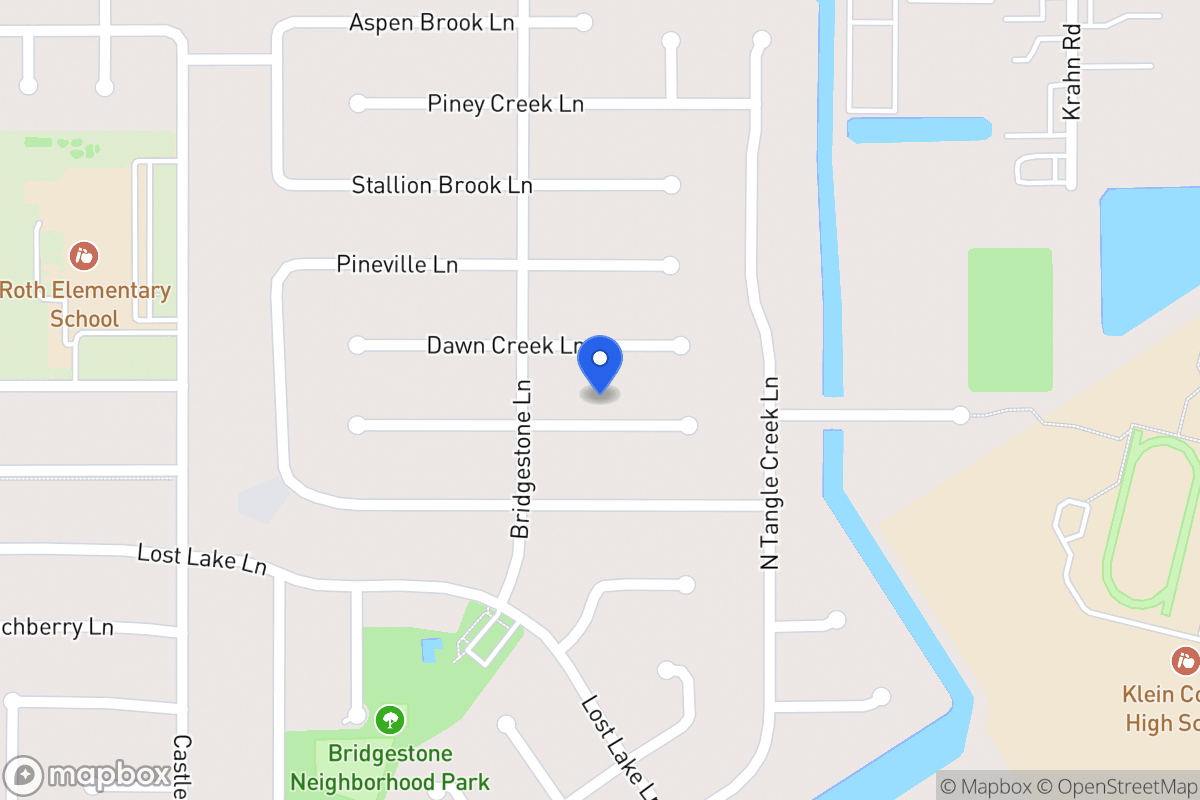 Map of 4306 Shalom Creek Ln, Spring