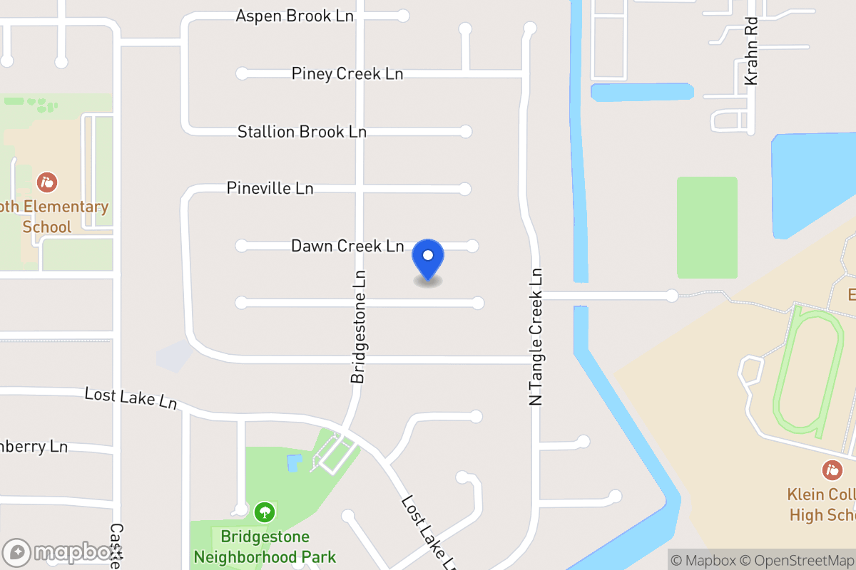 Map of 4302 Shalom Creek Ln, Spring
