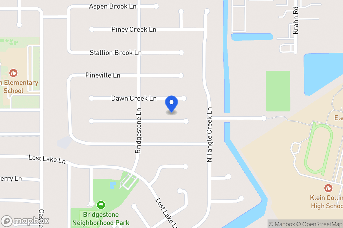 Map of 4218 Shalom Creek Ln, Spring