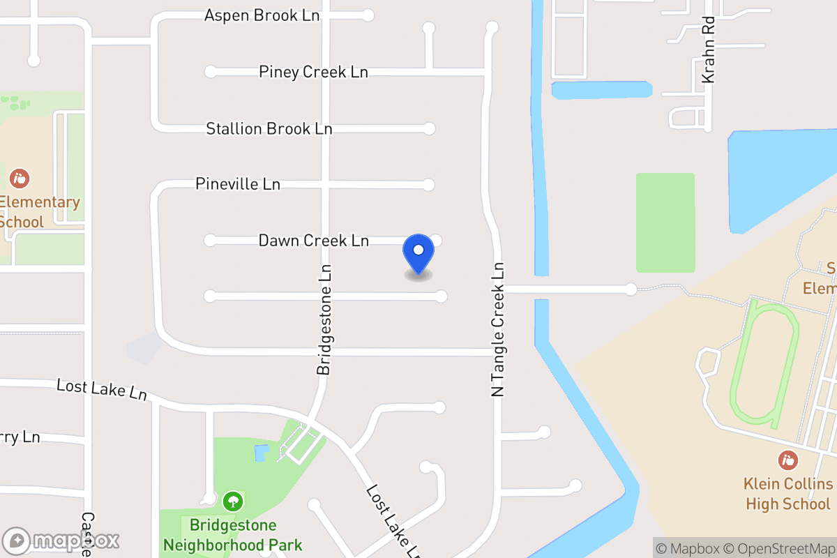 Map of 4214 Shalom Creek Ln, Spring