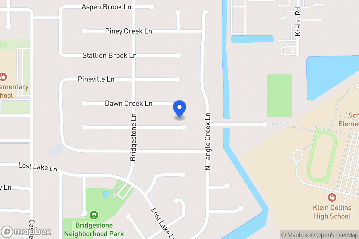 Map of 4210 Shalom Creek Ln, Spring