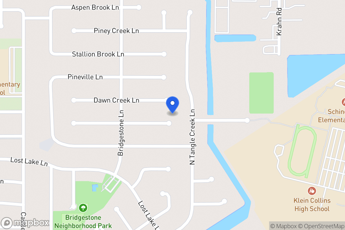 Map of 4206 Shalom Creek Ln, Spring
