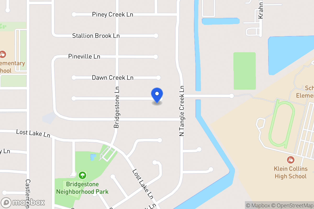 Map of 4211 Shalom Creek Ln, Spring