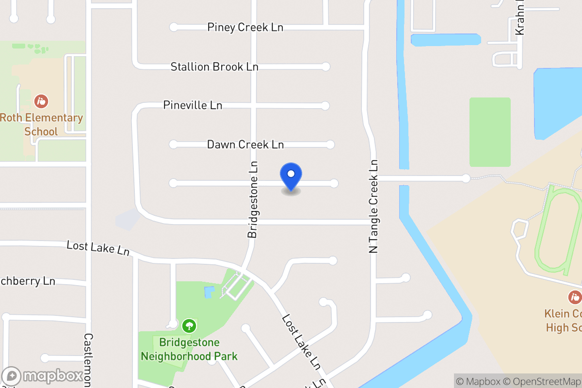 Map of 4307 Shalom Creek Ln, Spring