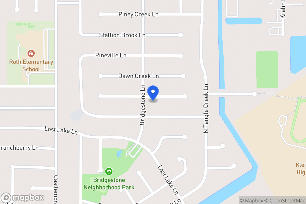 Map of 4315 Shalom Creek Ln, Spring