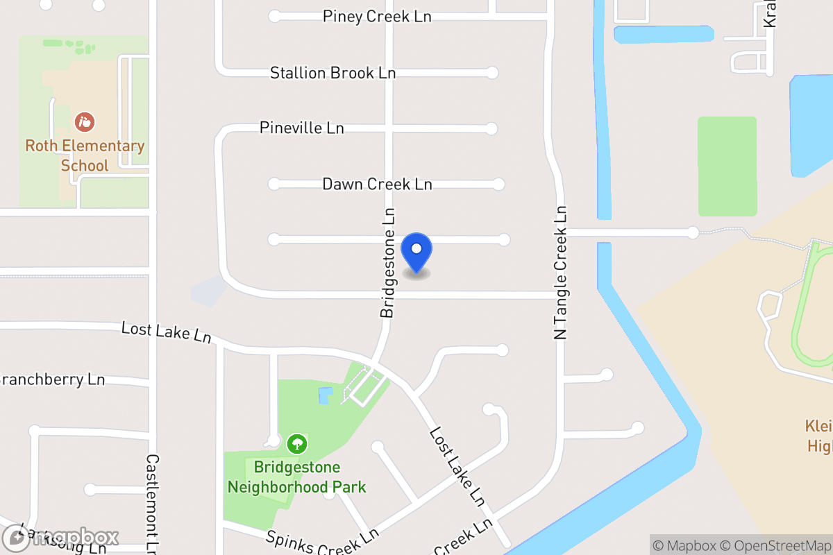 Map of 4314 Owens Creek Ln, Spring
