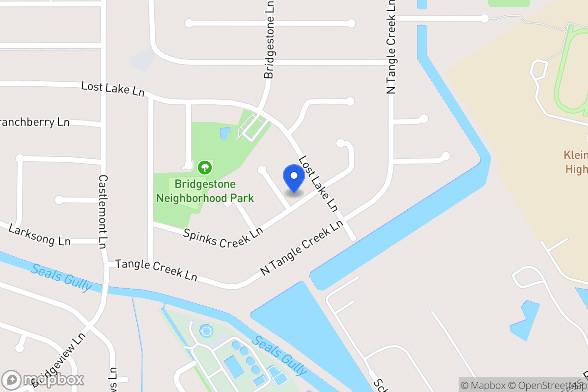 Map of 21302 Snappy Creek Ln, Spring