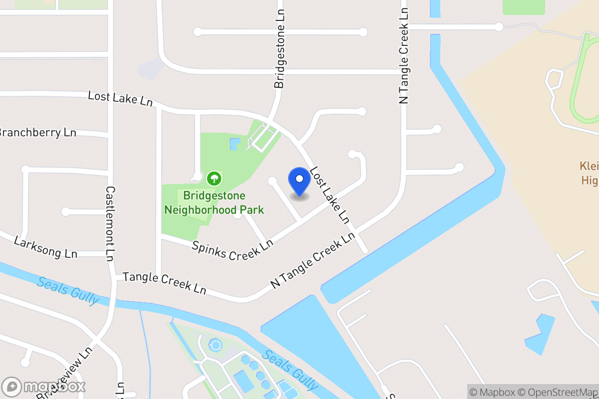 Map of 21306 Snappy Creek Ln, Spring