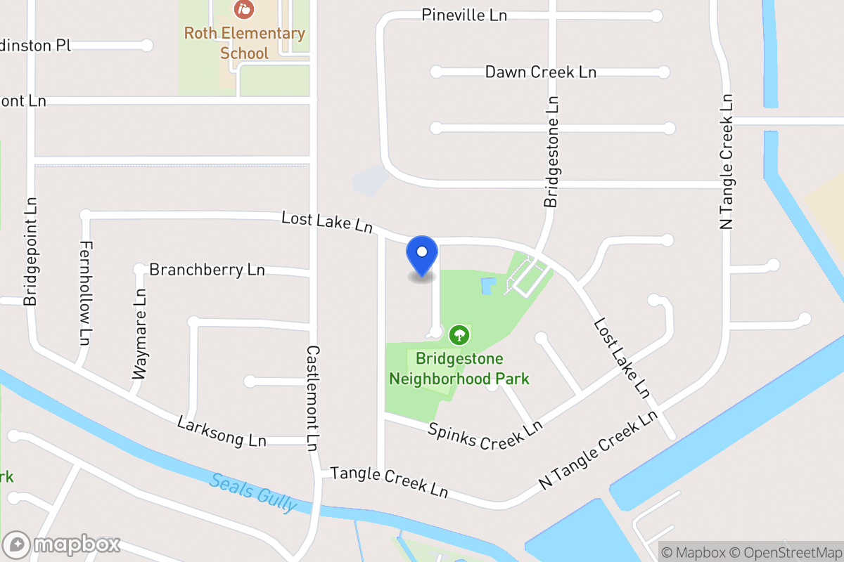 Map of 21419 Oak Bridge Ln, Spring