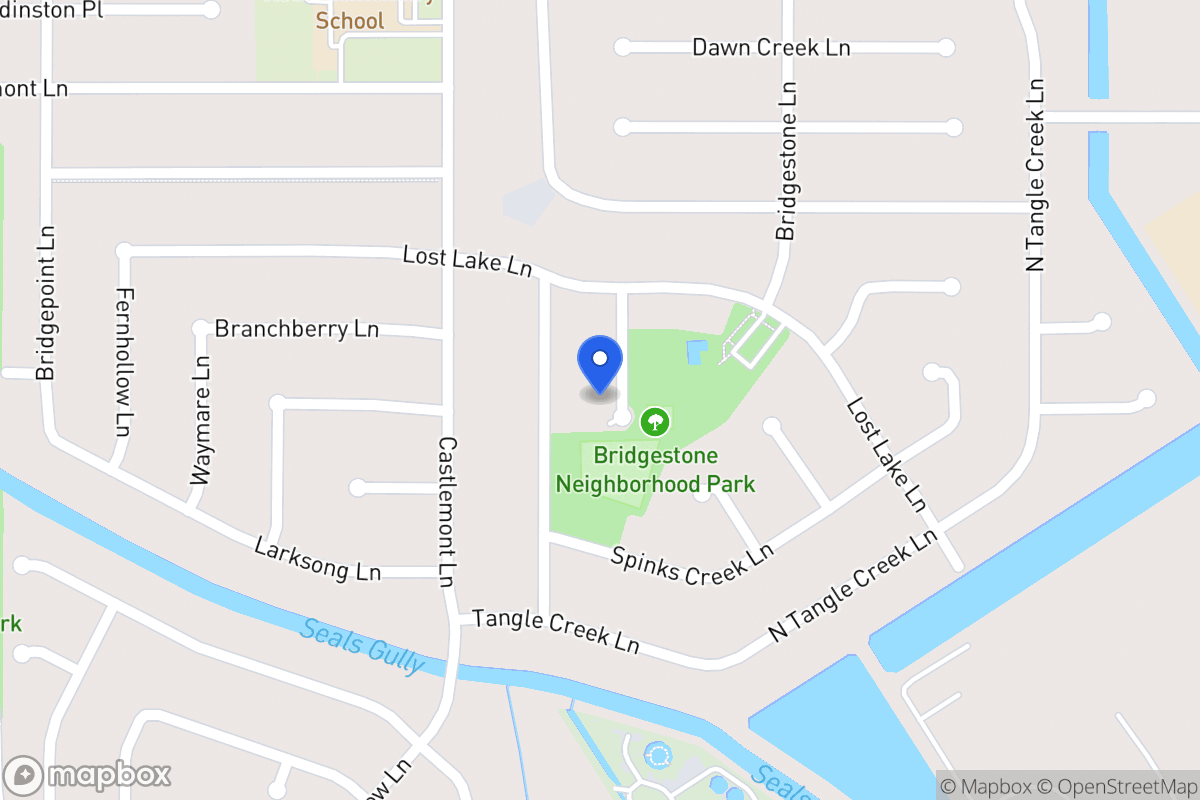 Map of 21407 Oak Bridge Ln, Spring