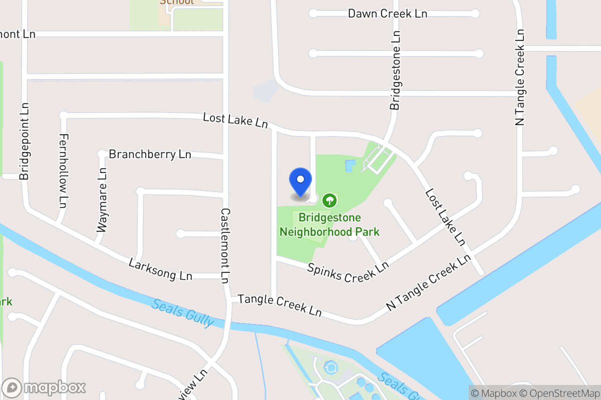Map of 21403 Oak Bridge Ln, Spring