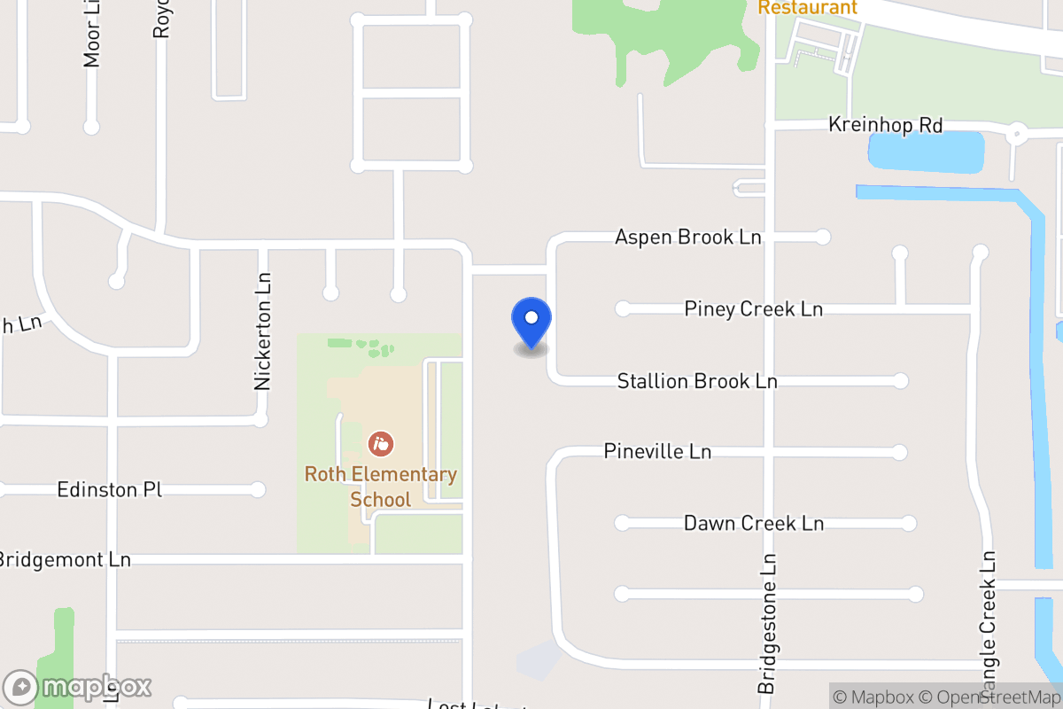 Map of 21711 Slippery Creek Ln, Spring