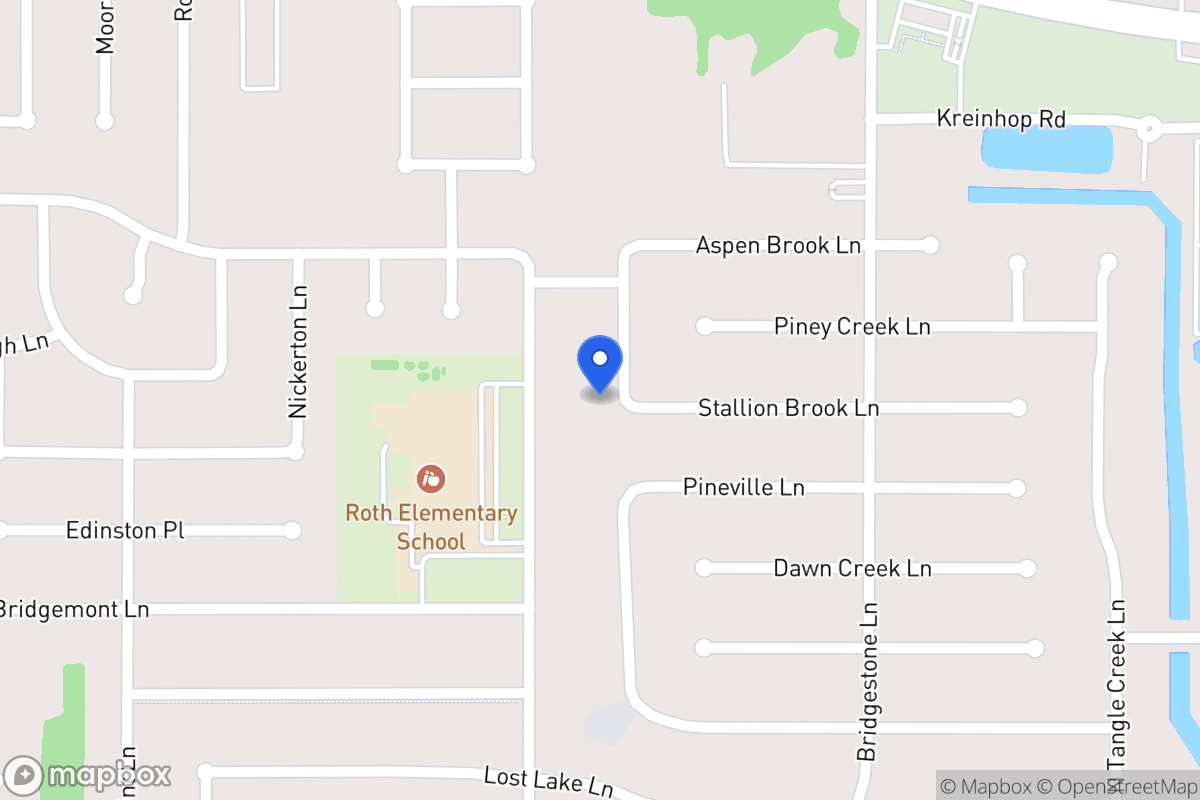 Map of 21707 Slippery Creek Ln, Spring