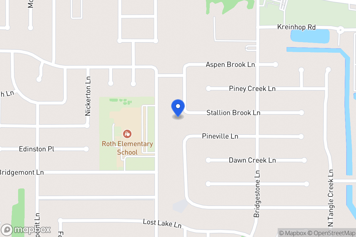Map of 21703 Slippery Creek Ln, Spring