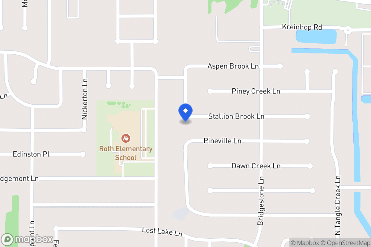 Map of 4527 Stallion Brook Ln, Spring