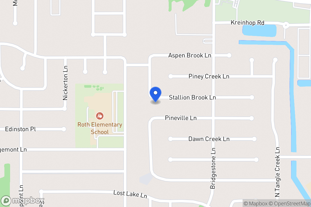 Map of 4523 Stallion Brook Ln, Spring