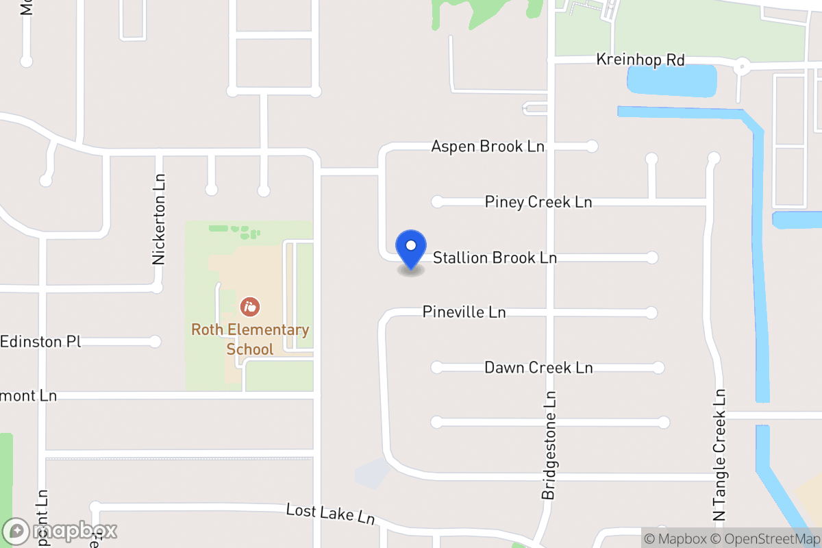 Map of 4519 Stallion Brook Ln, Spring